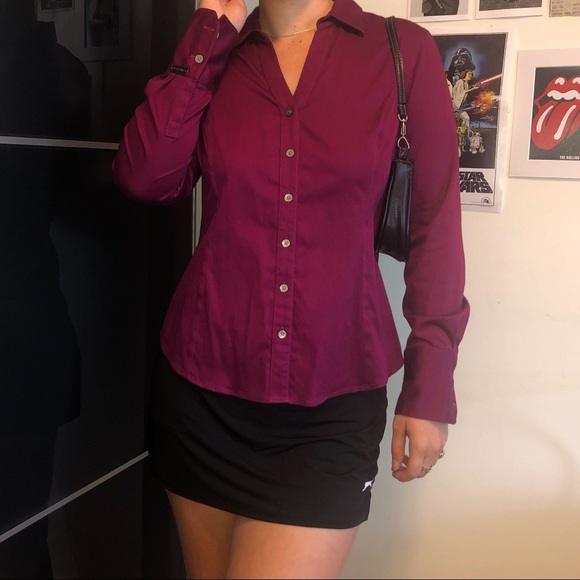 Magenta Calvin Klein blouse - Picture 4 of 4